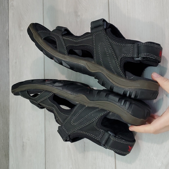 Sold Ecco Mens Yucatan Outdoor Hiking Comfort Sandals shoes sz 44/10-10.5 - Picture 8 of 13